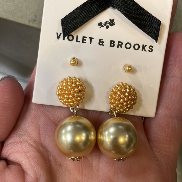 Champagne Bauble Earrings - Picture 5 of 5